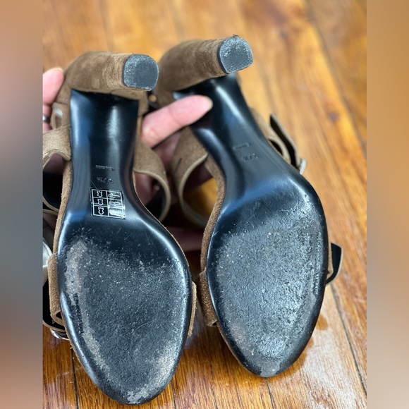Alexander Wang Suede Sandals size 37 1/2 or US 7 1/2 in beautiful condition - Picture 7 of 9